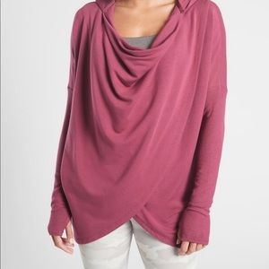 Athleta Purana wrap sweatshirt